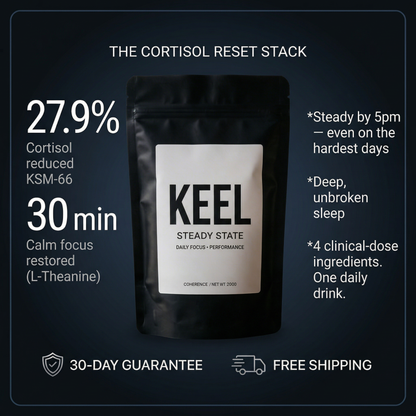 Keel Steady State — Cortisol Management Drink Mix (Raspberry Lemonade)